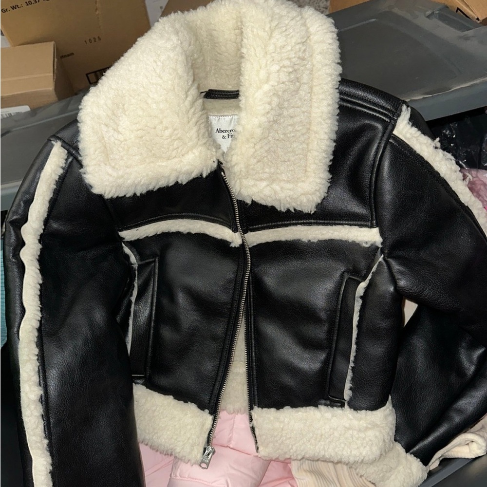 Abercrombie & Fitch Faux Leather Jacket